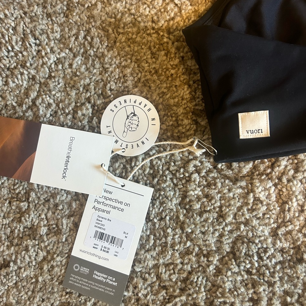 Vuori Black Dynamic bra